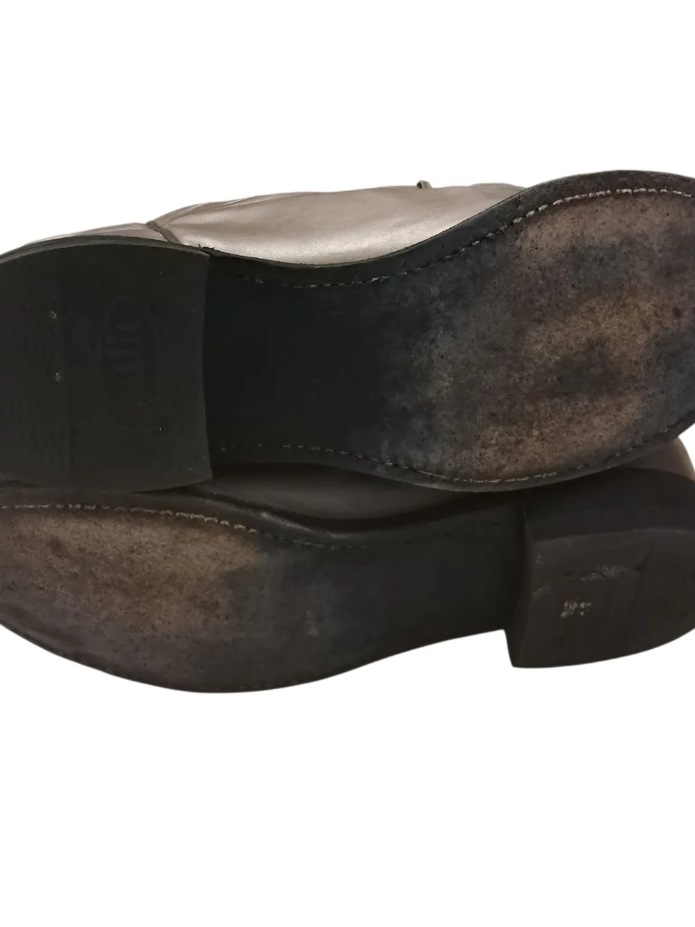 Justin Boots men's Gray Mid-Calf  Leather Boots
